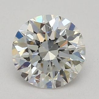 0.45 Carat Round F VVS1 VG EX GIA Natural Diamond