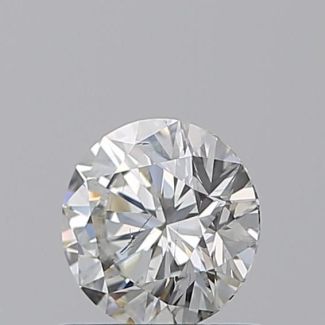 0.71 Carat Round H SI2 EX GIA Natural Diamond