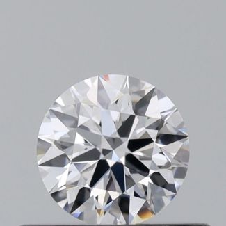 0.31 Carat Round D VVS2 EX GIA Natural Diamond