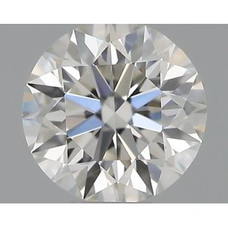 0.30 Carat Round H VVS1 EX VG GIA Natural Diamond