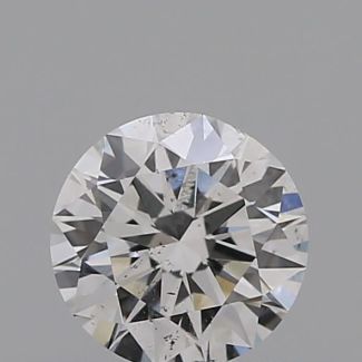 0.30 Carat Round E SI1 EX VG GIA Natural Diamond