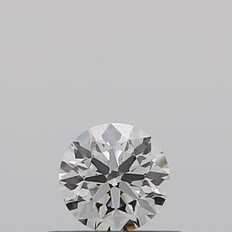 0.31 Carat Round F VS1 EX GIA Natural Diamond