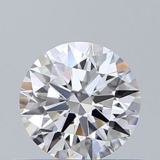 0.5 Carat Round E IF EX GIA Natural Diamond