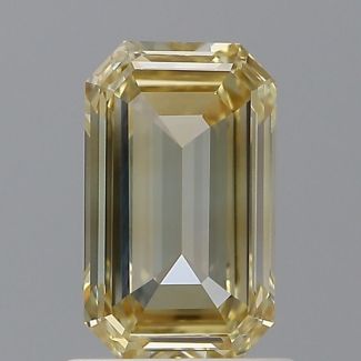 1.0 Carat Emerald Yellow VVS2 - GD GIA Natural Diamond