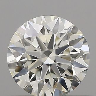 0.4 Carat Round H VVS2 EX IGI Natural Diamond