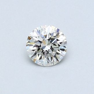 0.37 Carat Round H VVS2 VG EX GIA Natural Diamond