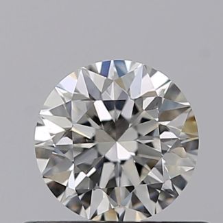 0.45 Carat Round H VS2 VG EX GIA Natural Diamond