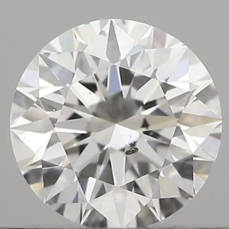 0.57 Carat Round D SI1 EX GIA Natural Diamond