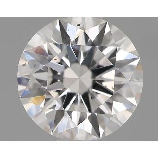 0.6 Carat Round E SI1 EX GIA Natural Diamond