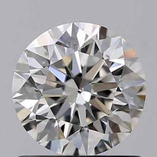 0.81 Carat Round F SI1 EX GIA Natural Diamond