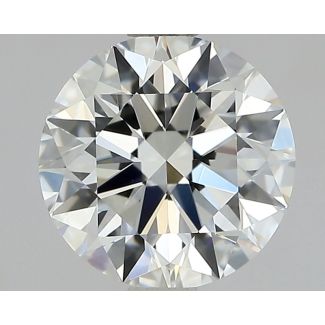 1.07 Carat Round H VVS1 EX GIA Natural Diamond