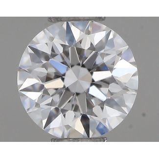 0.35 Carat Round D VVS2 EX GIA Natural Diamond