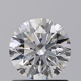 0.86 Carat Round E VVS2 EX GIA Natural Diamond