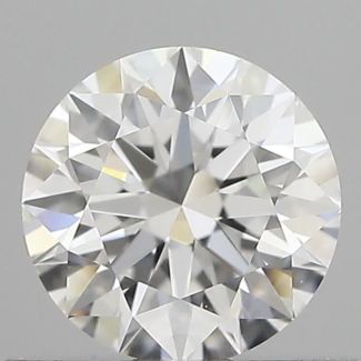 0.55 Carat Round E VVS1 EX GIA Natural Diamond