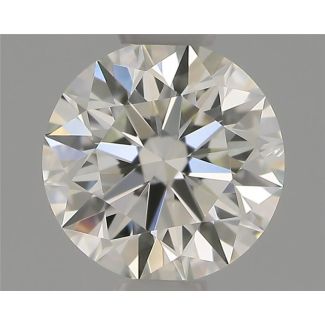 0.50 Carat Round G SI1 EX IGI Natural Diamond