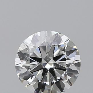 0.50 Carat Round I SI2 VG EX GIA Natural Diamond