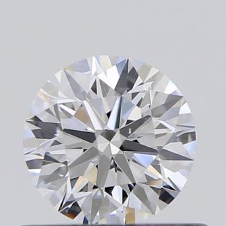 0.45 Carat Round E VS2 EX VG GIA Natural Diamond