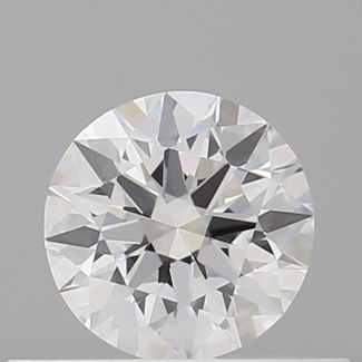 0.4 Carat Round D VVS2 EX VG GIA Natural Diamond