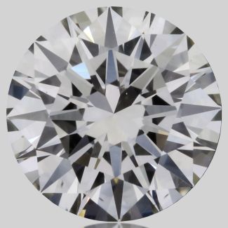 0.52 Carat Round H VS2 EX GIA Natural Diamond