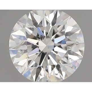 0.4 Carat Round G SI2 EX GIA Natural Diamond