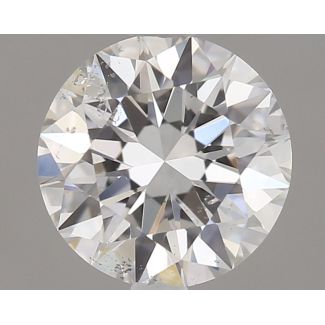 0.5 Carat Round E SI2 EX GIA Natural Diamond