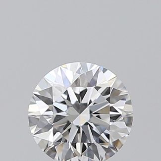 0.40 Carat Round E VVS2 EX GIA Natural Diamond