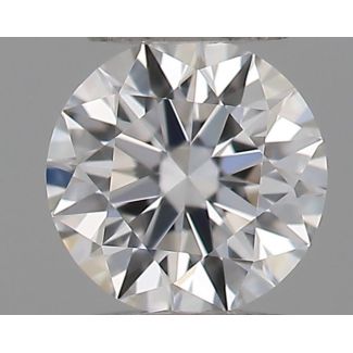 0.18 Carat Round E VS2 EX GIA Natural Diamond