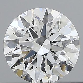 0.4 Carat Round D VVS1 EX GIA Natural Diamond