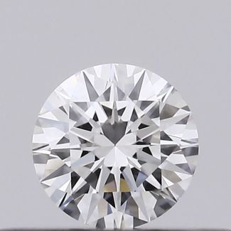 0.23 Carat Round E VVS1 EX GIA Natural Diamond