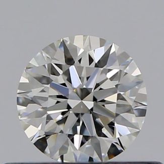 0.32 Carat Round H IF EX GIA Natural Diamond