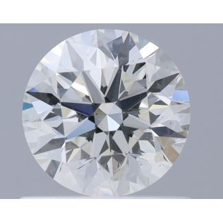 0.75 Carat Round H VS2 EX GIA Natural Diamond