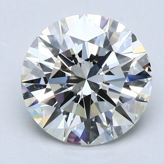 2.12 Carat Round I VS1 EX GIA Natural Diamond