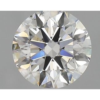 0.6 Carat Round G SI1 EX GIA Natural Diamond