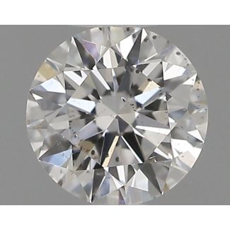 0.4 Carat Round F SI2 EX GIA Natural Diamond