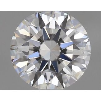 0.31 Carat Round F SI1 EX GIA Natural Diamond