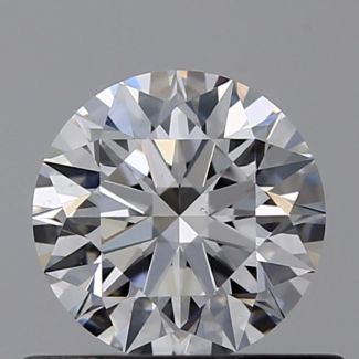 0.6 Carat Round D VS1 EX GIA Natural Diamond