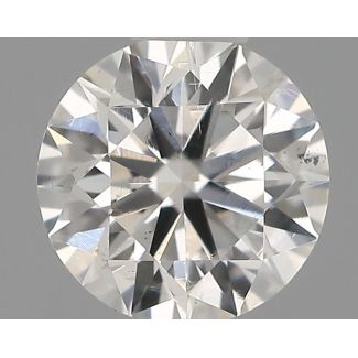 0.38 Carat Round E SI2 EX VG IGI Natural Diamond