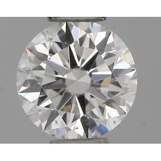 0.31 Carat Round F VS2 EX GIA Natural Diamond