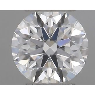 0.22 Carat Round E IF EX GIA Natural Diamond