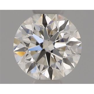 0.31 Carat Round G VS2 EX IGI Natural Diamond