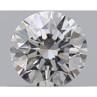 0.55 Carat Round E VS2 EX GIA Natural Diamond