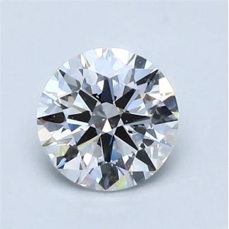 0.9 Carat Round E VVS1 EX GIA Natural Diamond