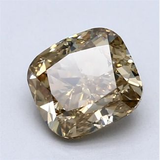 2.02 Carat Cushion Brilliant Brown SI1 - VG GIA Natural Diamond