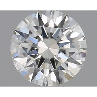 0.5 Carat Round H VS2 EX IGI Natural Diamond