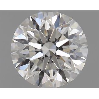 0.50 Carat Round G SI1 EX GIA Natural Diamond