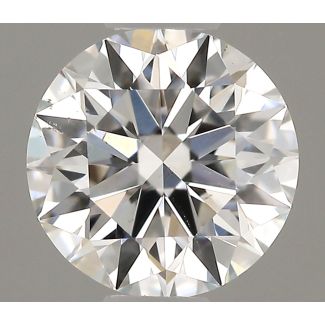 0.43 Carat Round G SI1 EX GIA Natural Diamond