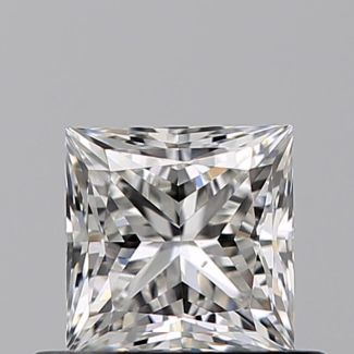 0.50 Carat Princess F VS2 - EX VG GIA Natural Diamond