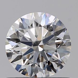 0.65 Carat Round D VVS1 EX GIA Natural Diamond