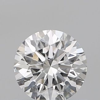 0.53 Carat Round D VS2 EX GIA Natural Diamond