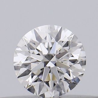 0.22 Carat Round G VVS2 EX GIA Natural Diamond